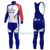 Maillot Cyclisme Hiver + Collant à Bretelles 2020 Groupama-FDJ N001